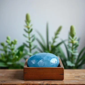 Blue Calcite Throat Chakra Crystal